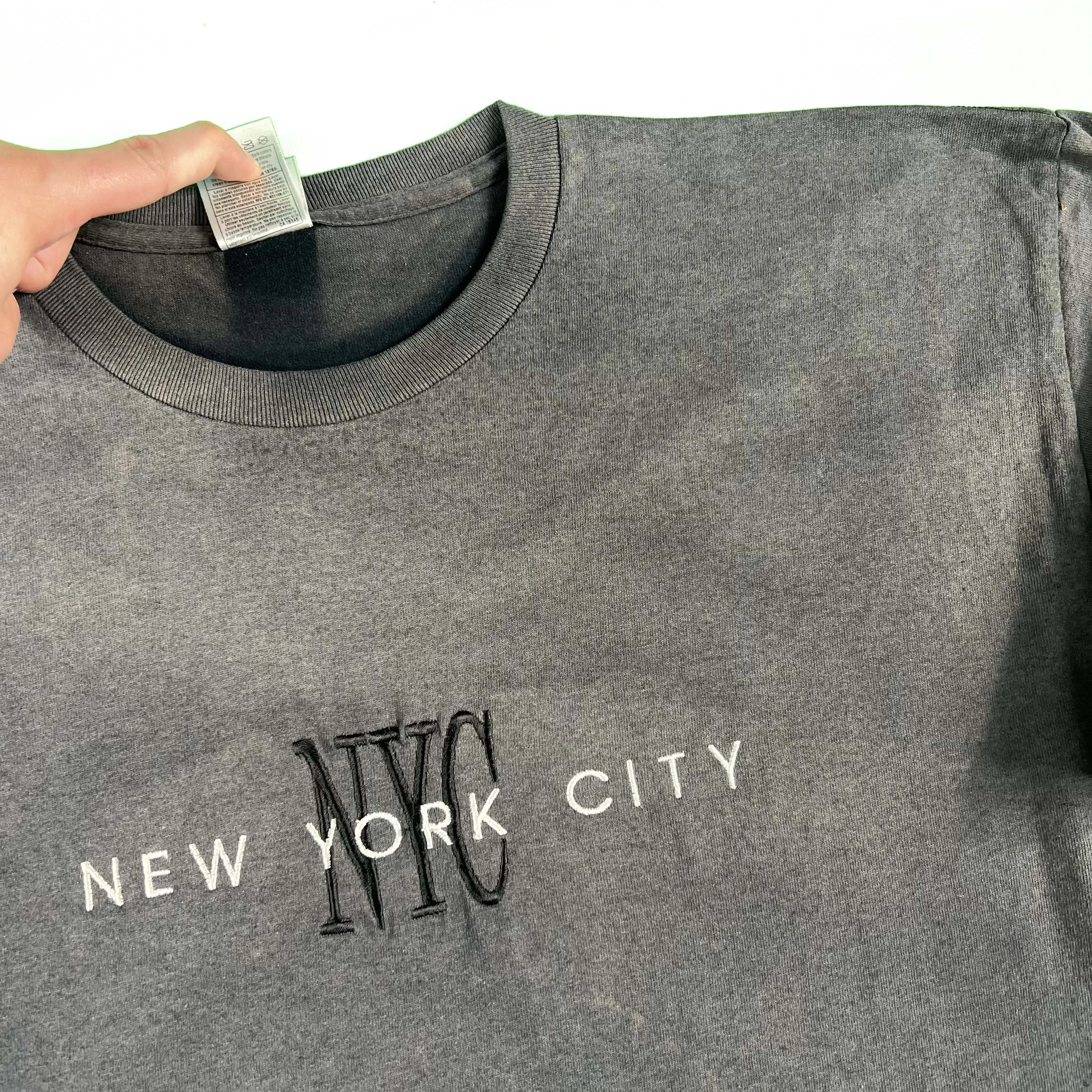 00s Sun Faded Black New York City Tee- XL