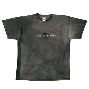 00s Sun Faded Black New York City Tee- XL