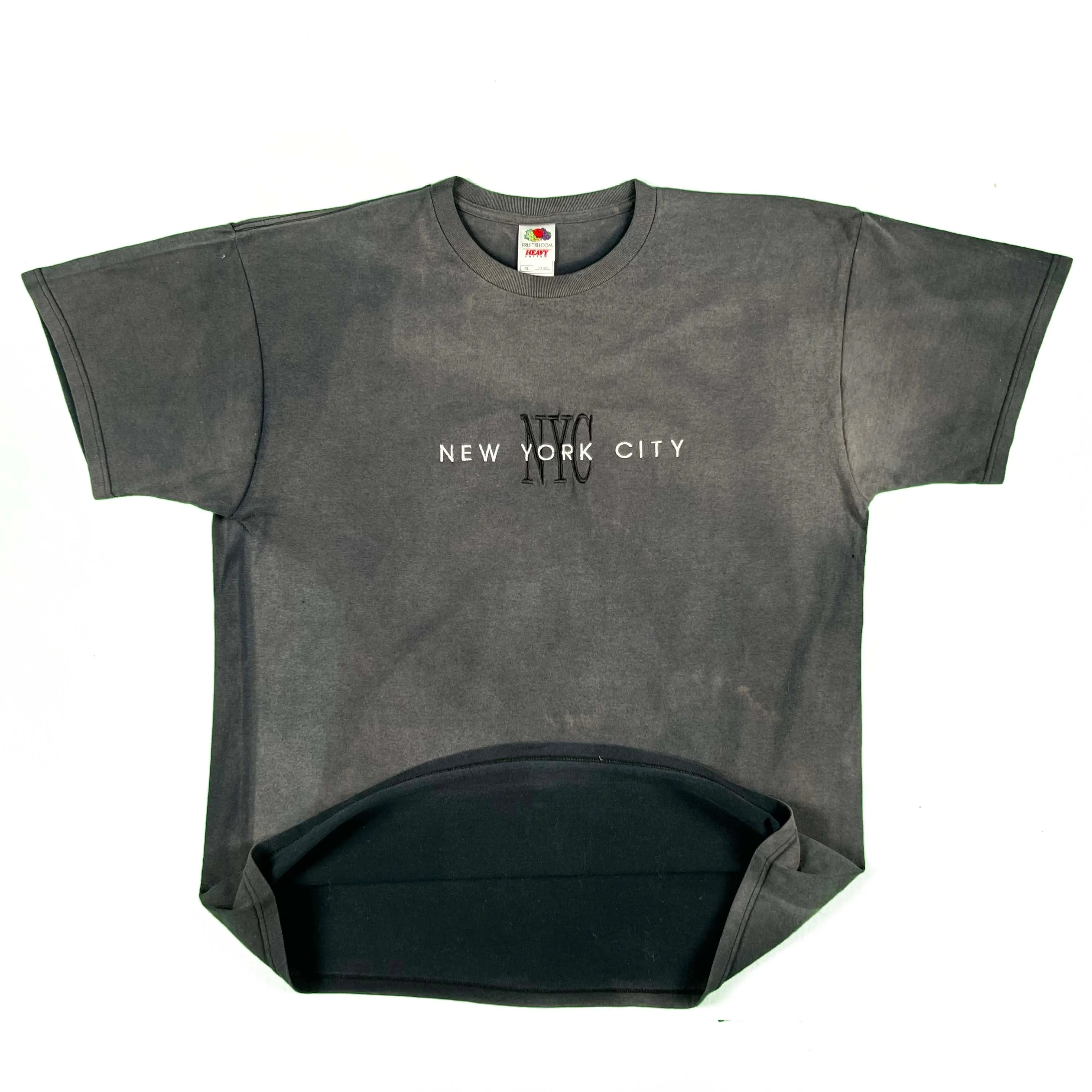 00s Sun Faded Black New York City Tee- XL