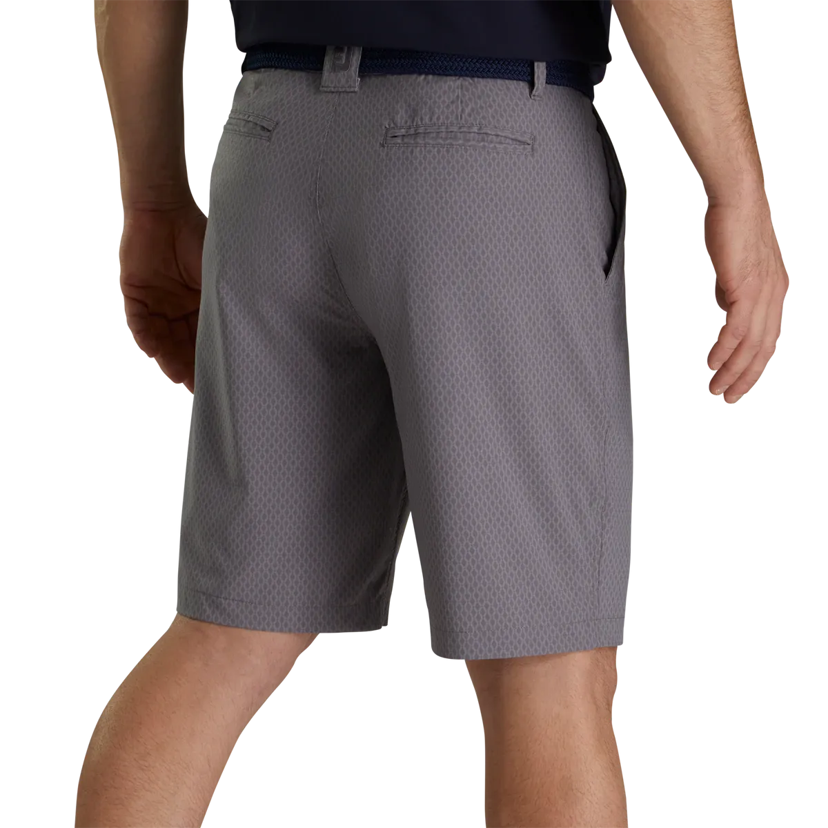 2023 FootJoy Mens Tonal Print Lightweight Shorts  - Lava