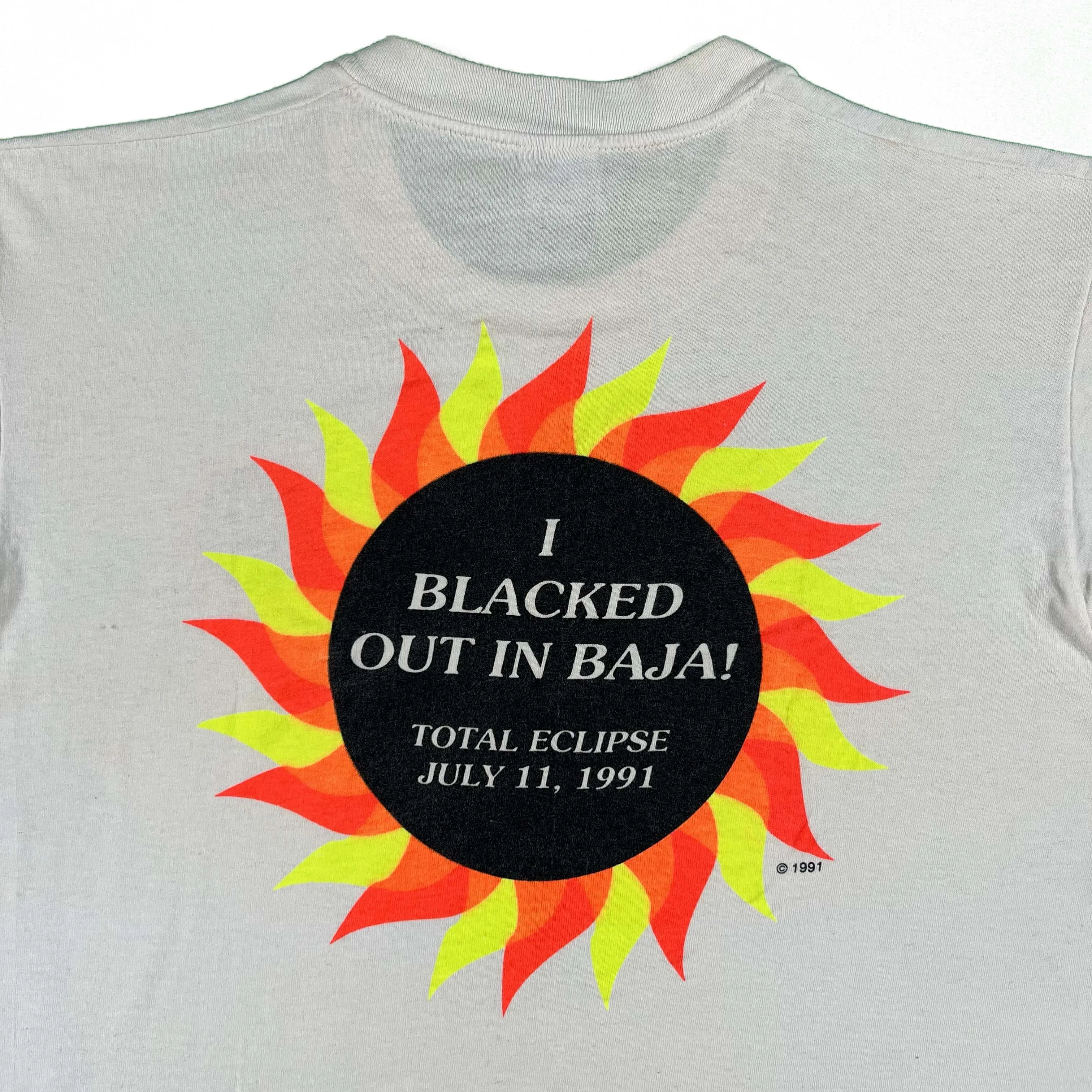 90s 'I Blacked Out in Baja!' Tee- L