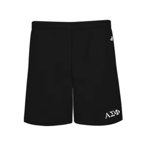 Alpha Sig 5" Black Shorts