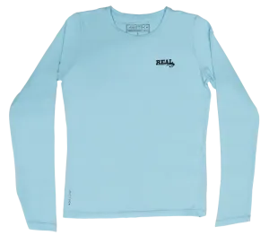 Anetik Wmn's Breeze Tech L/S Sun Shirt-Sky Heathered