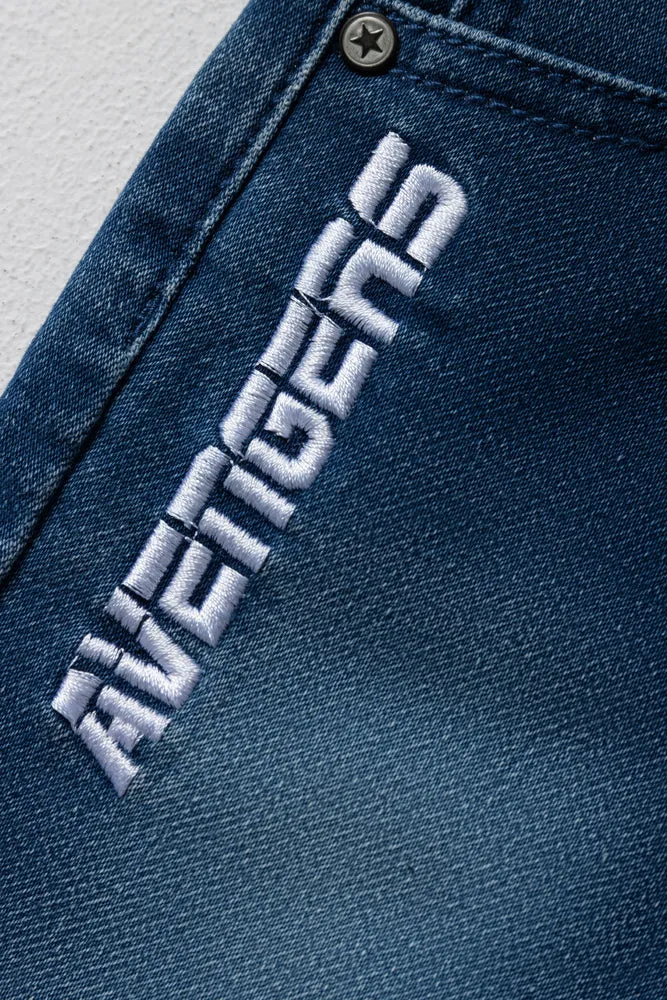 Avengers Denim Short Dark Blue