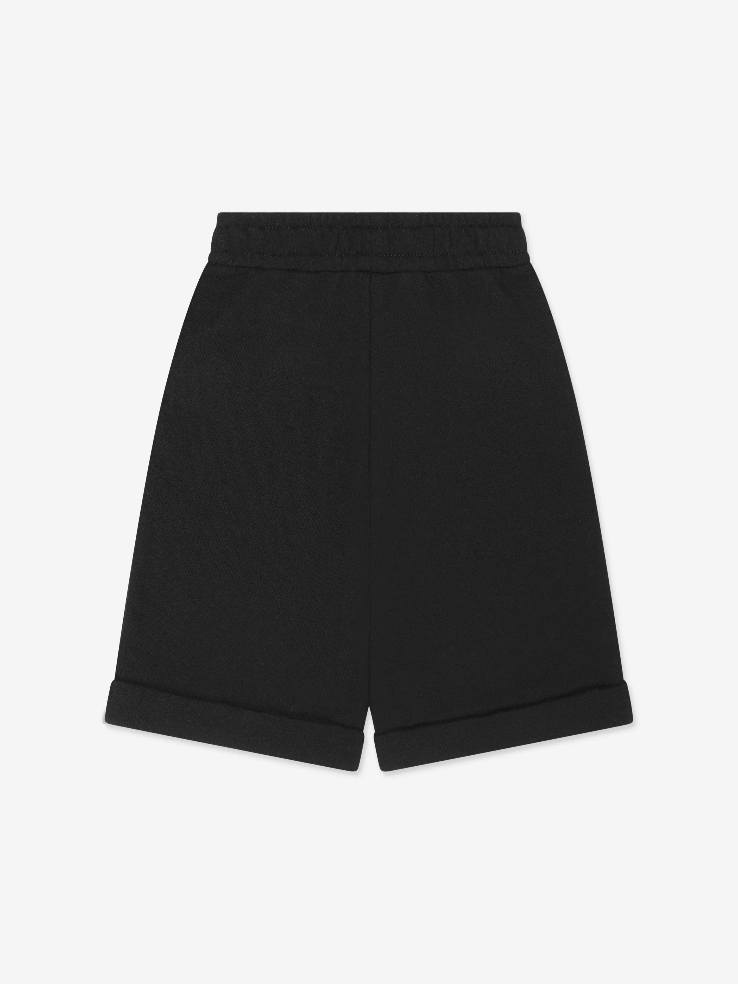 Balmain Boys Logo Shorts in Black