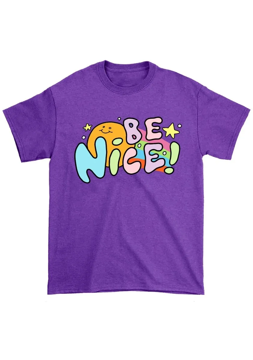 Be Nice Star And Sun Chunky Shirt