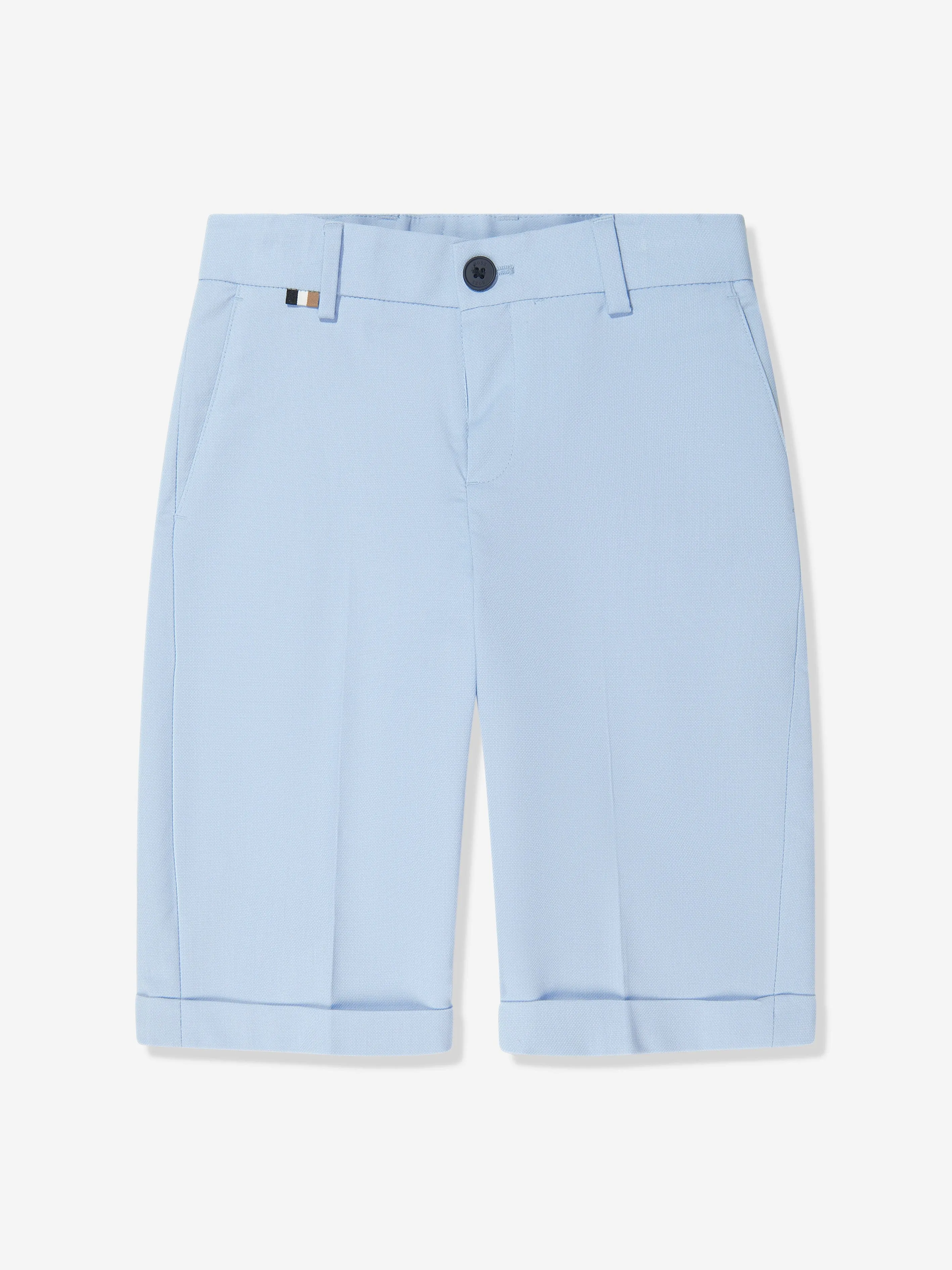 BOSS Boys Branded Shorts in Blue