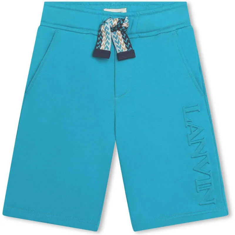 Boys Turquoise Curb Shorts