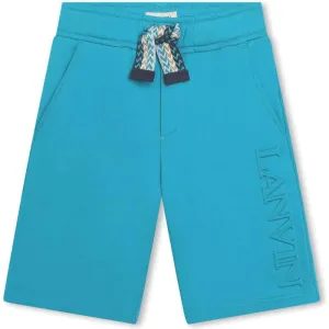 Boys Turquoise Curb Shorts