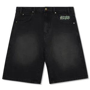 Butter Goods - Ink Denim Shorts Worn Black