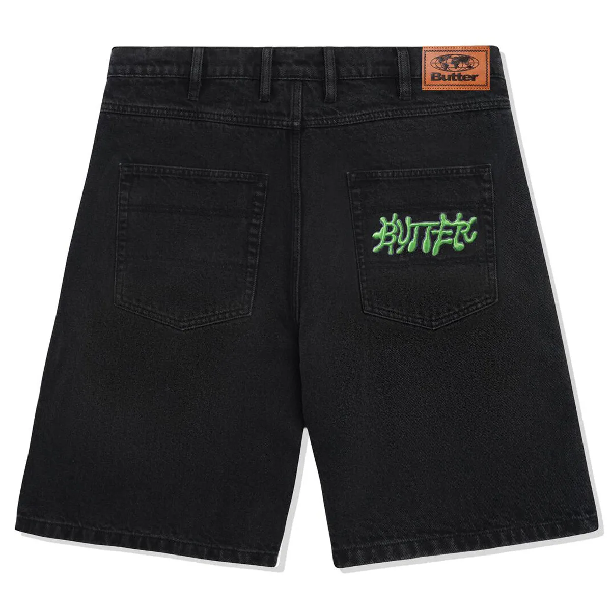 Butter Goods - Ink Denim Shorts Worn Black