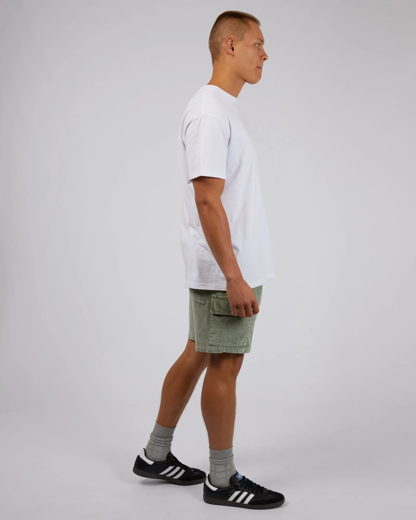 Cargo Cord Short Green