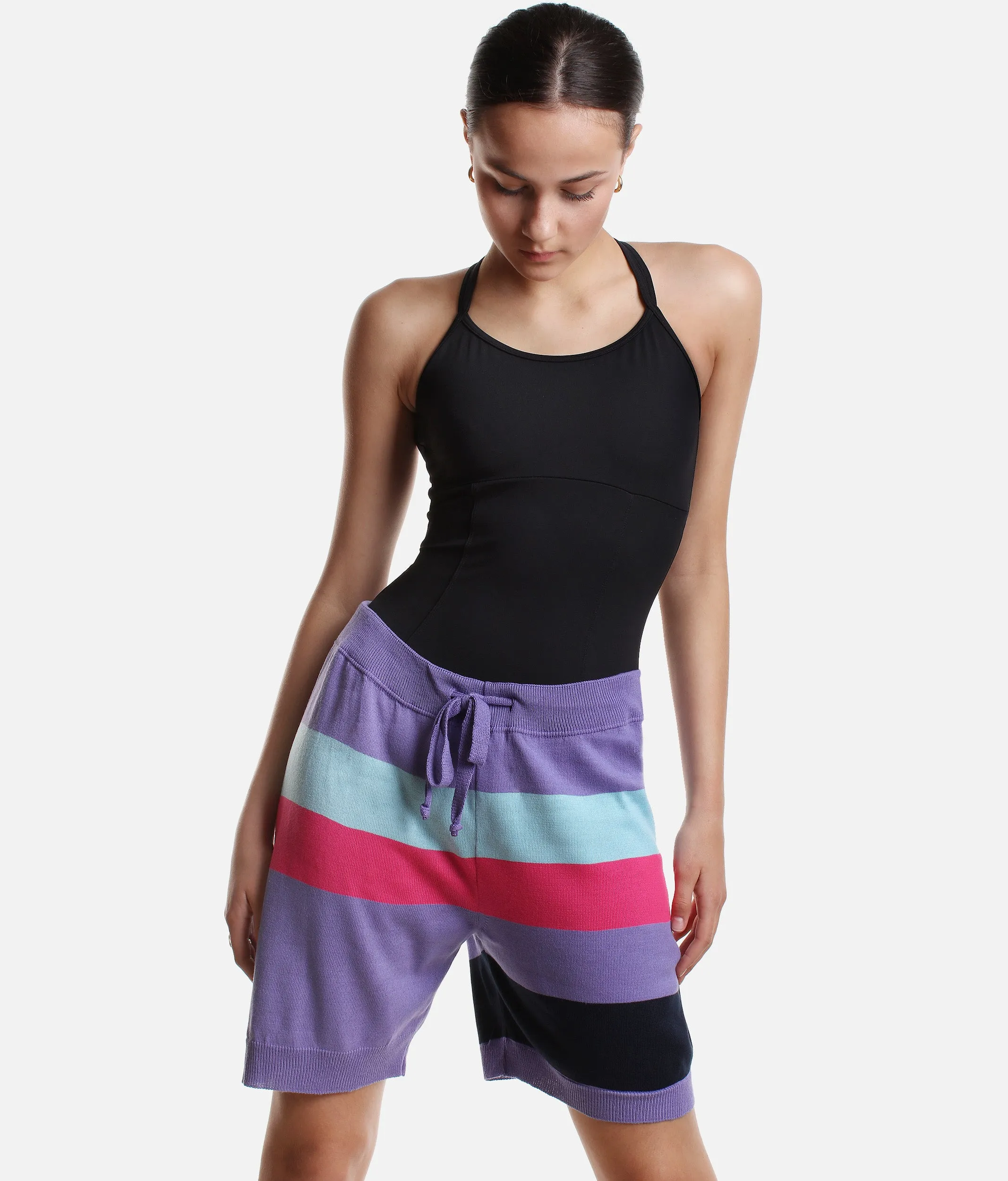 Colourful Knit Dance Shorts - RDE2476