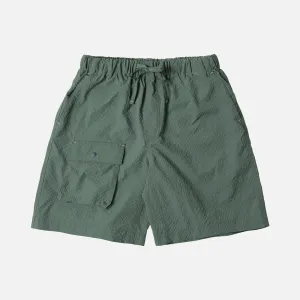 COMFORTABLE BANDING SHORTS - TEAL