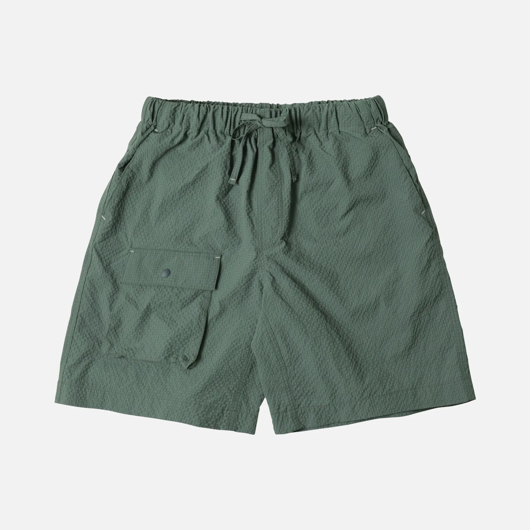 COMFORTABLE BANDING SHORTS - TEAL