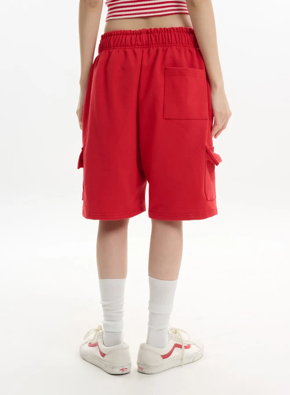 Comfortable Wide Leg Shorts IF413