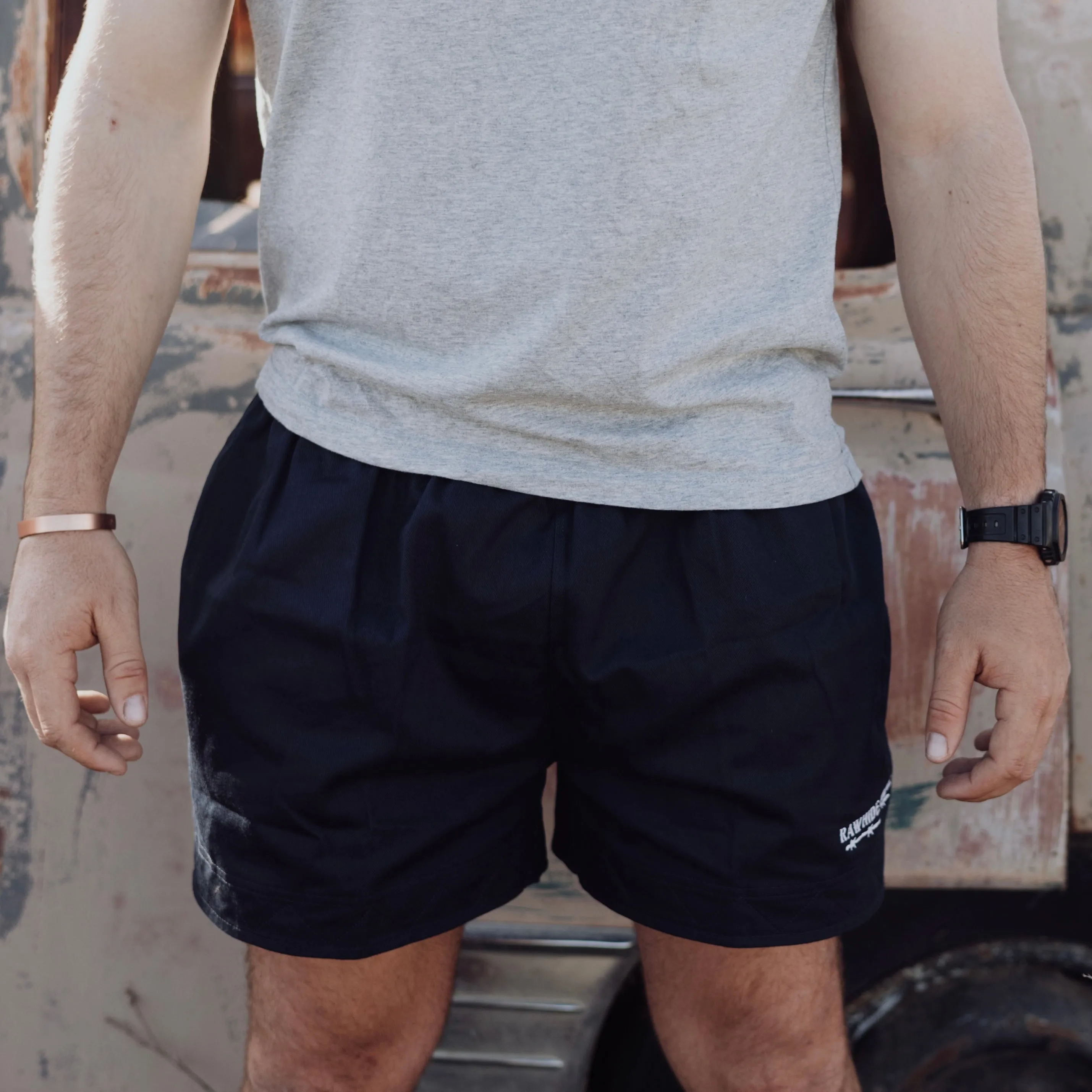 COTTON RUGBY SHORTS