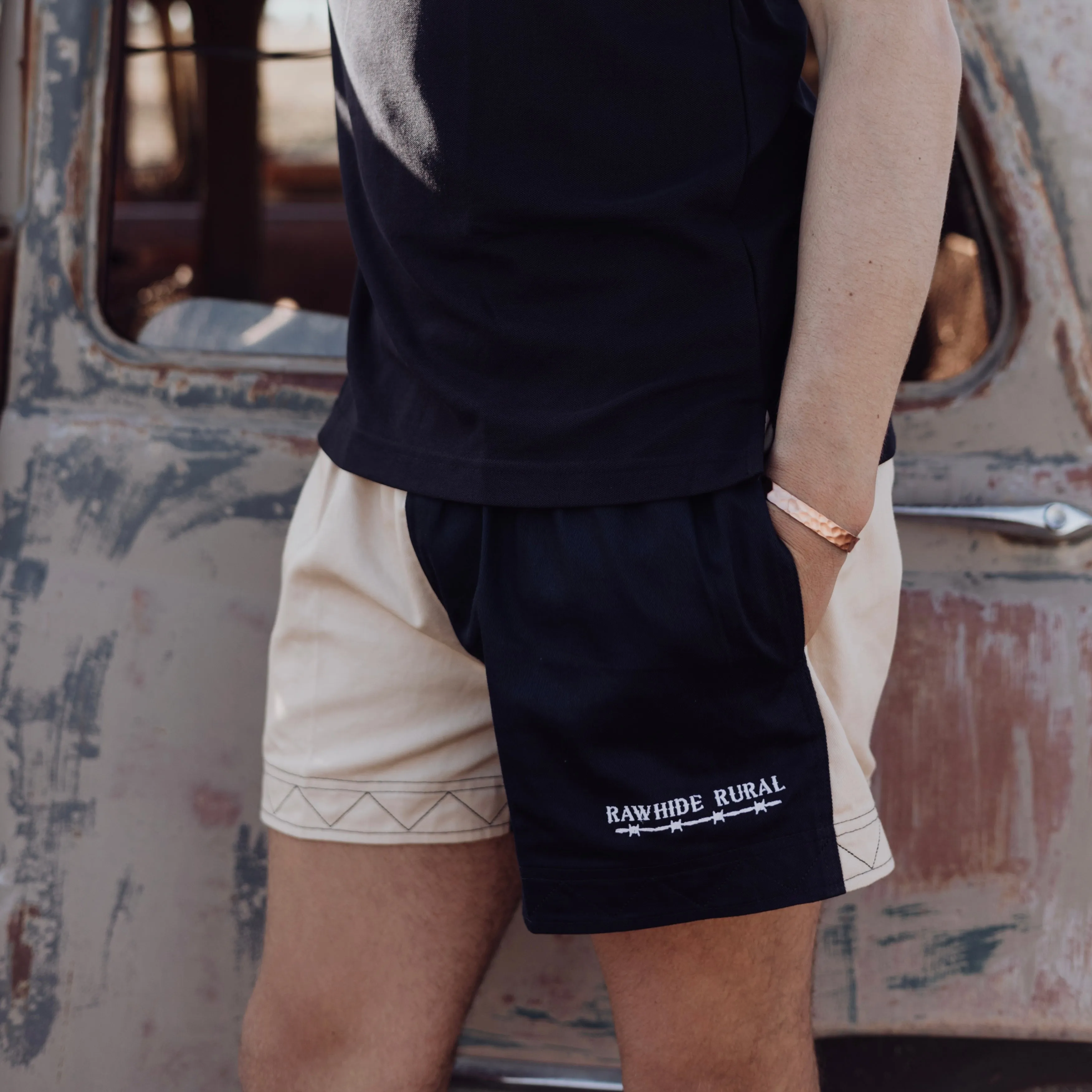 COTTON RUGBY SHORTS