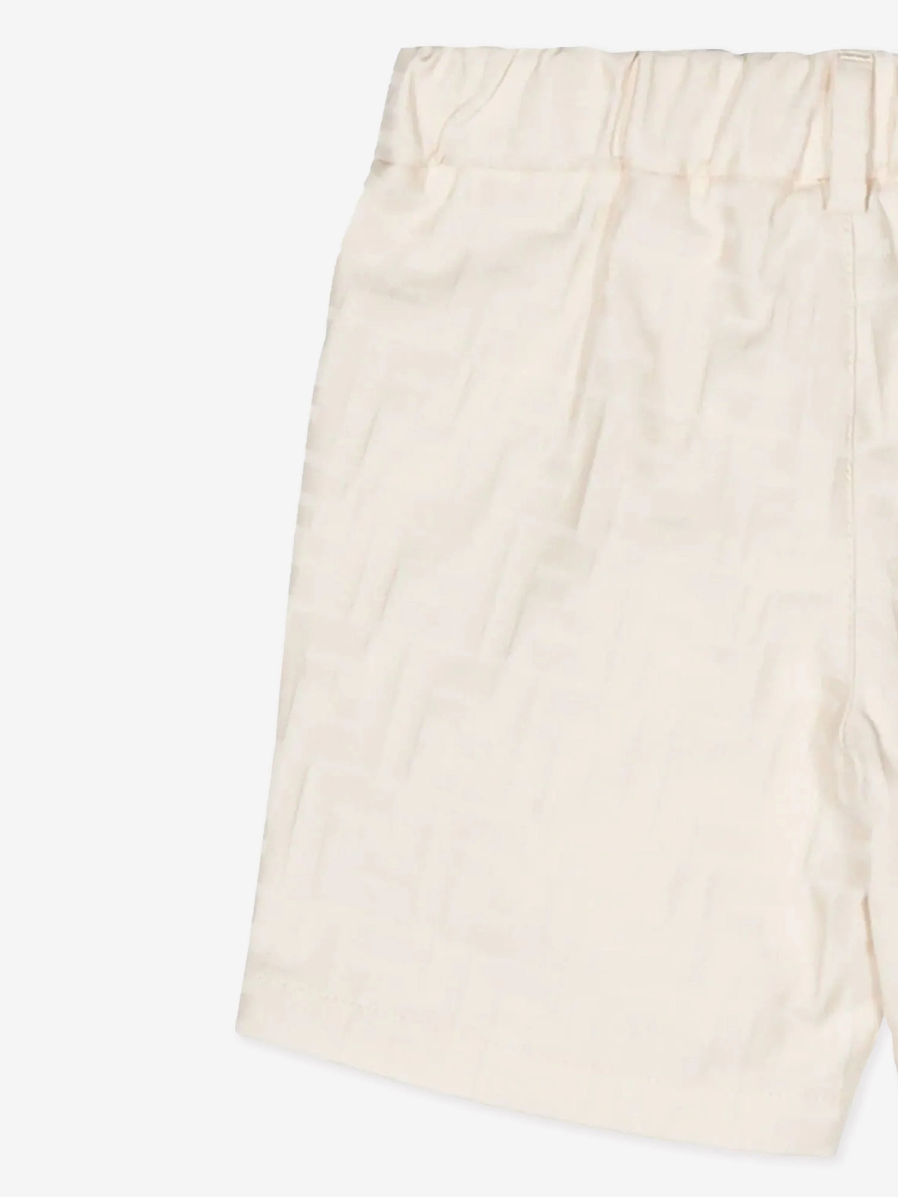 Fendi Baby Boys FFJacquard Shorts in Beige