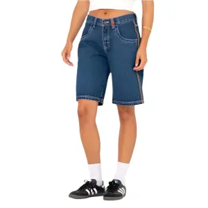 Flip Mommy Low Rise Wide Leg Denim Short - Womens