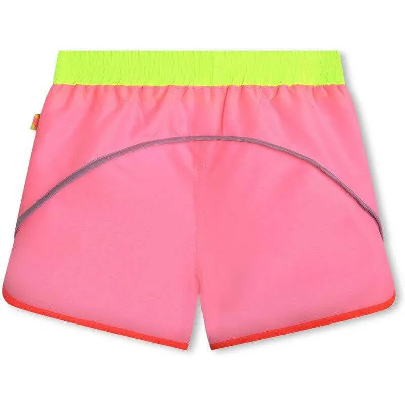 Girls Pink Swim Shorts