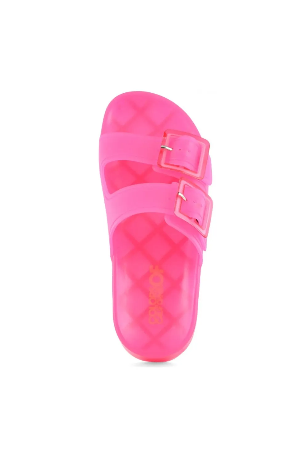 HIGH JELLY SANDAL 2 BUCKLES