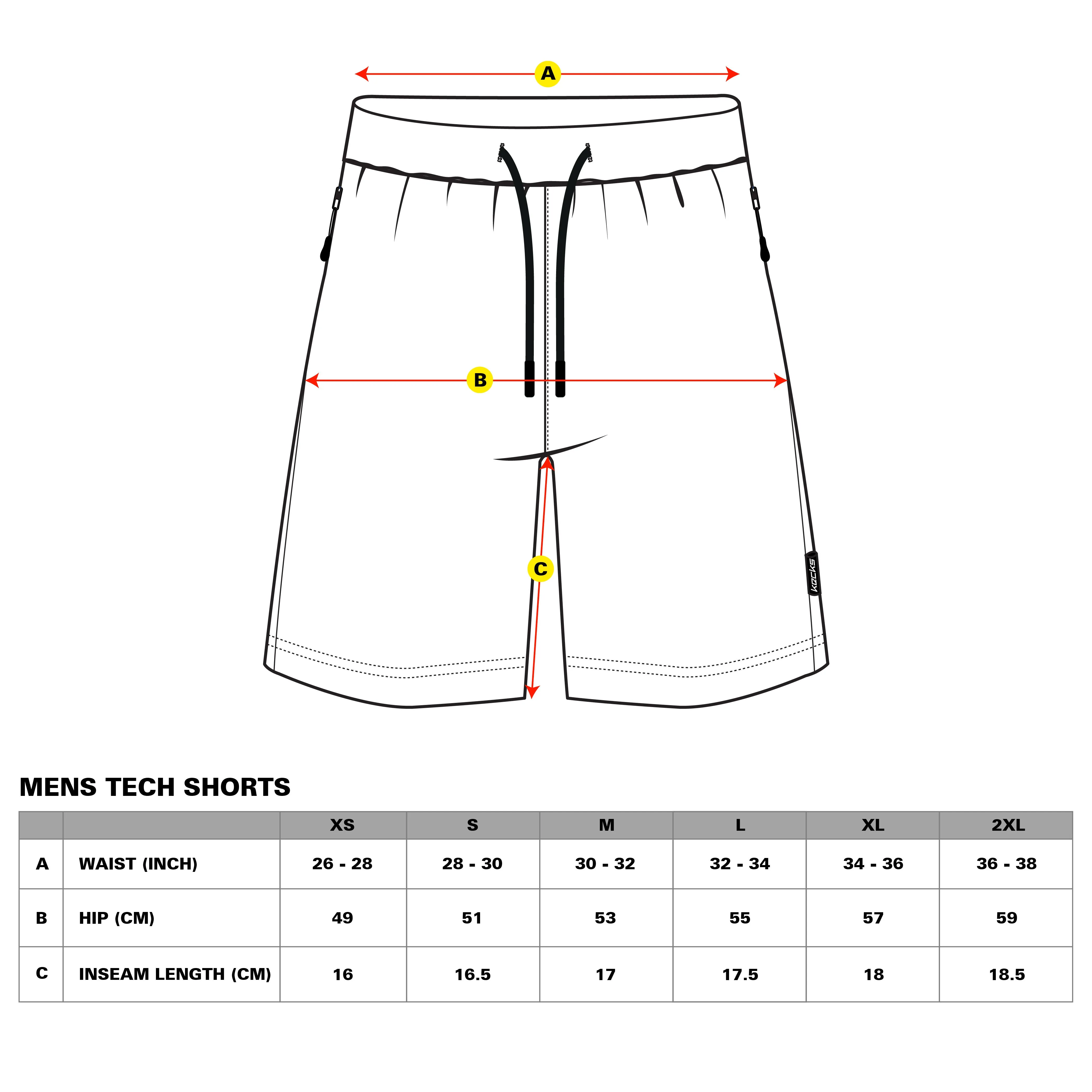 Hitt Mens Tech Short