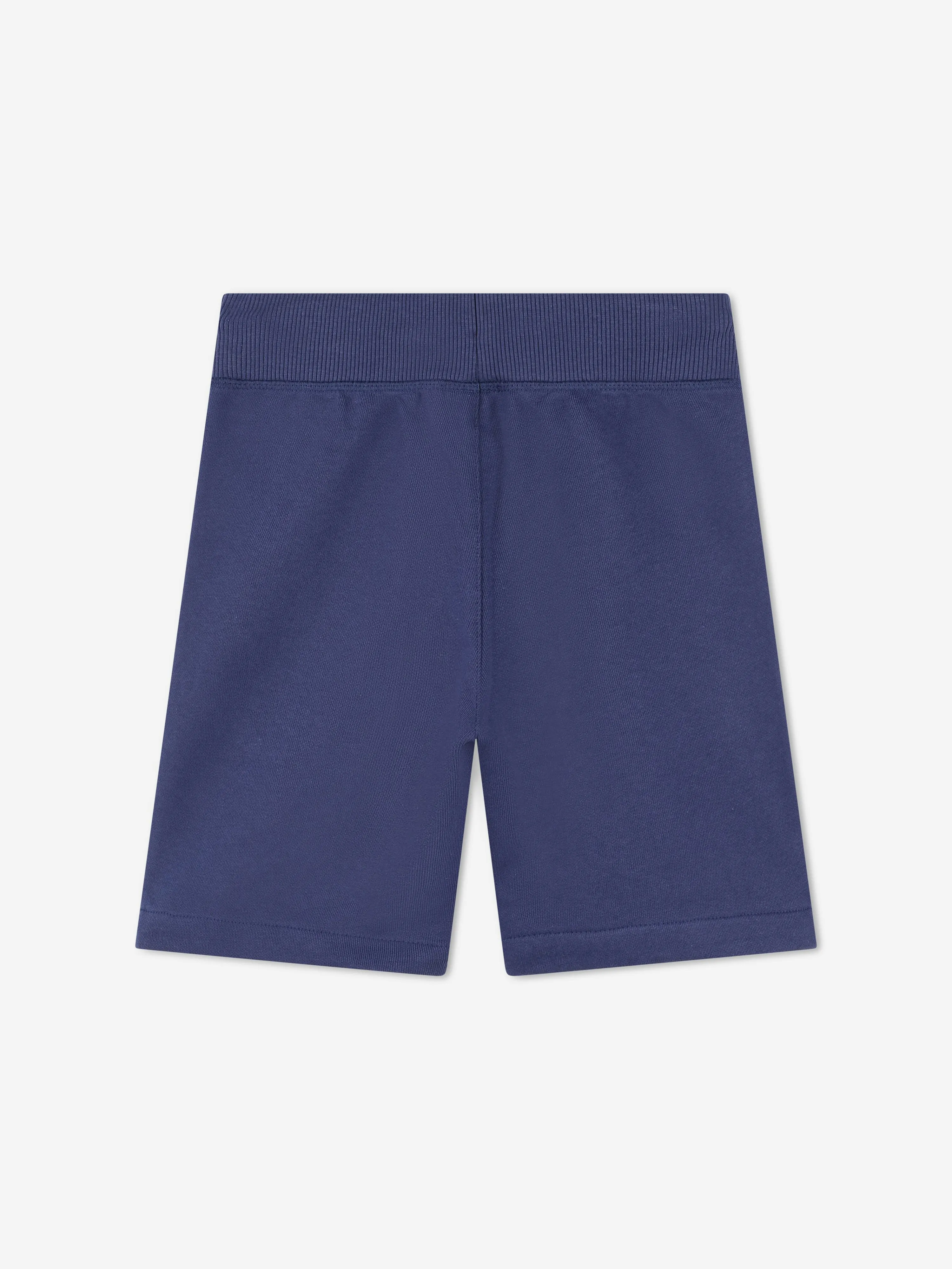 Hugo Boys Logo Print Shorts in Blue