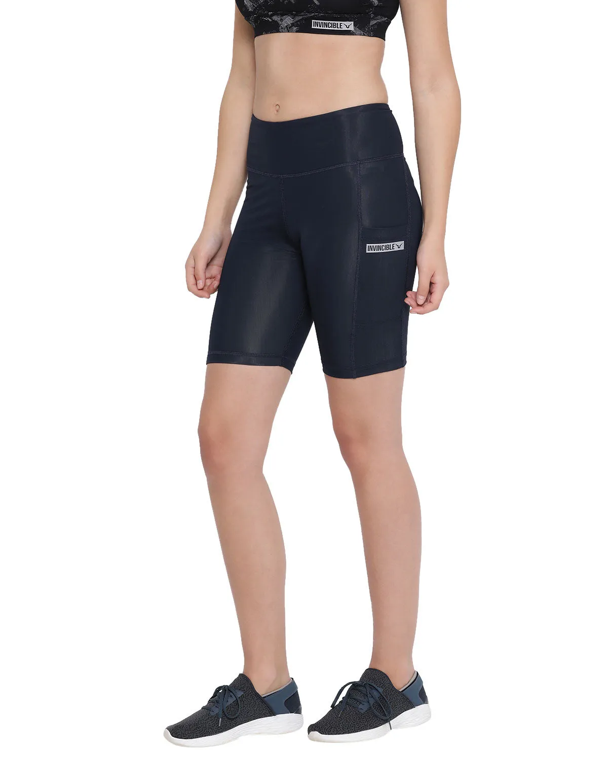 Invincible Women's Training Side Pocket Shorts