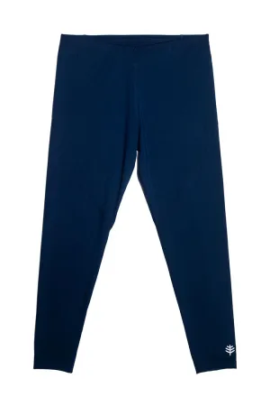 Kid's Wave Swim Tights  |  Navy