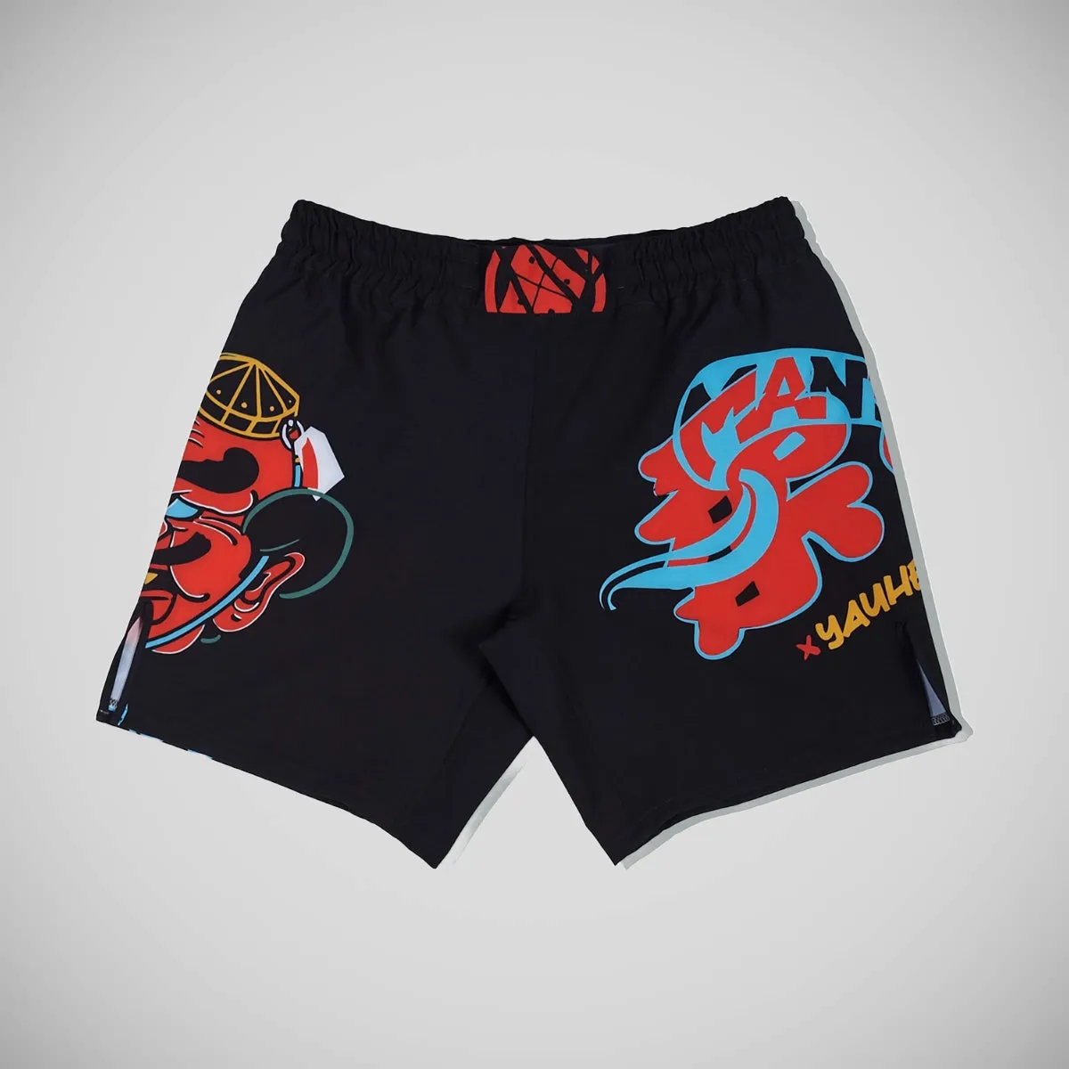 Manto Tengu Fight Shorts Black