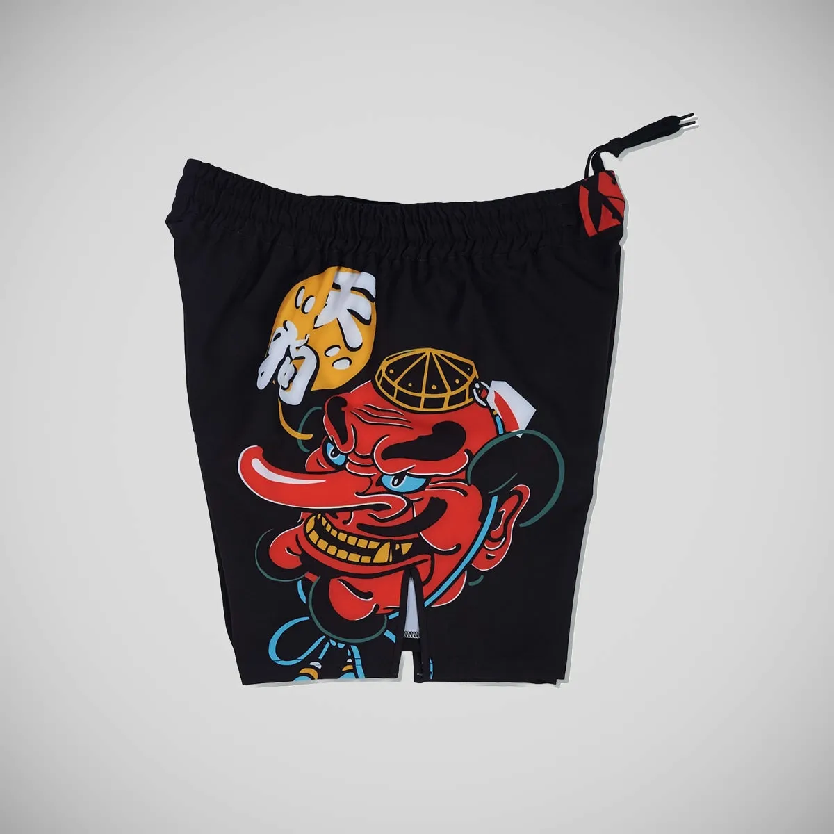 Manto Tengu Fight Shorts Black