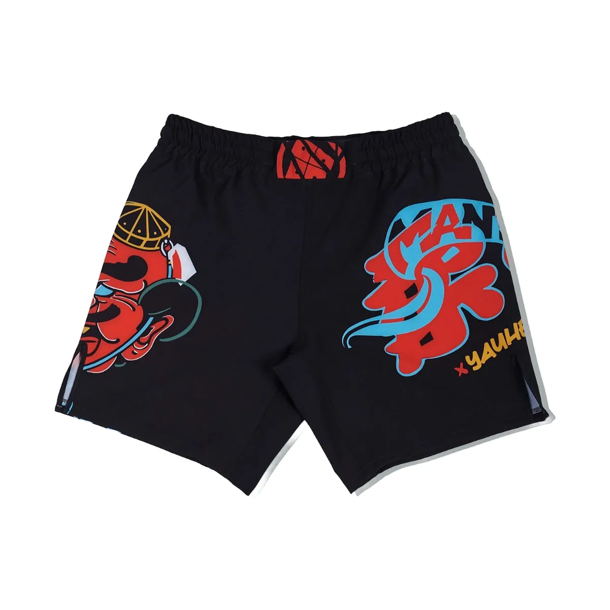 Manto Tengu Fight Shorts Black