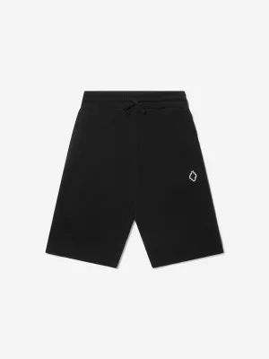 Marcelo Burlon Boys Cotton Logo Print Sweat Shorts