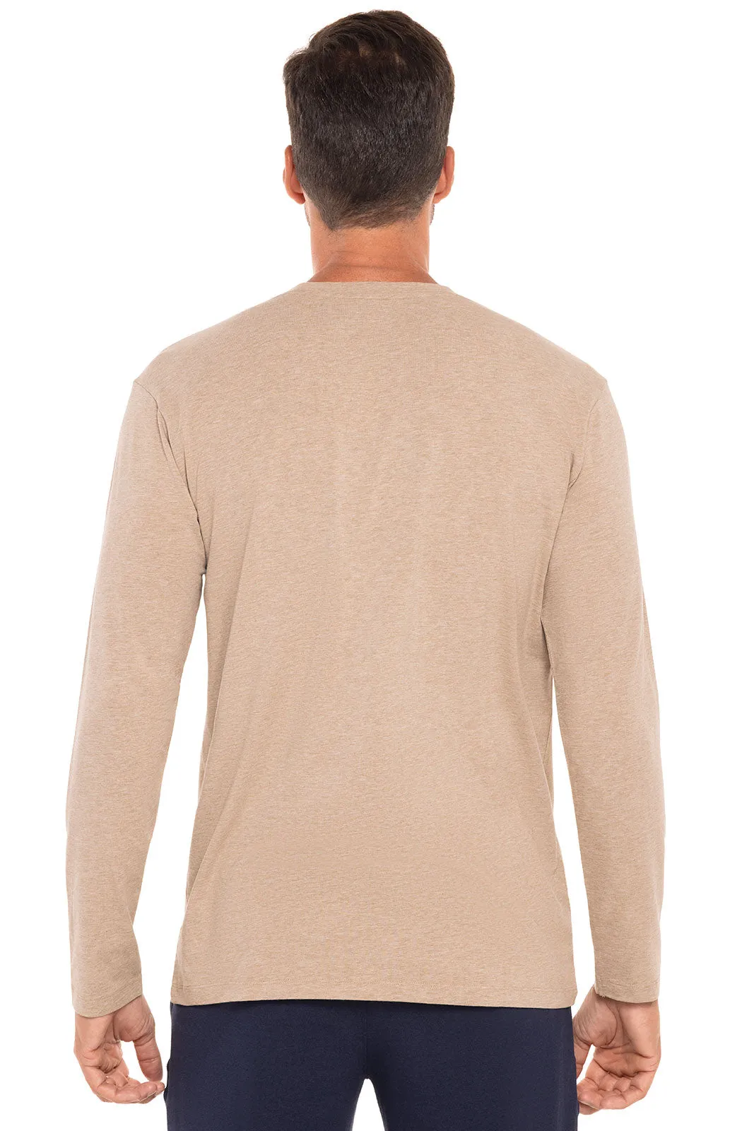 Men's Morada Everyday Long Sleeve T-Shirt | Dark Taupe Heather