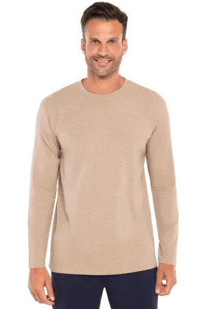 Men's Morada Everyday Long Sleeve T-Shirt | Dark Taupe Heather