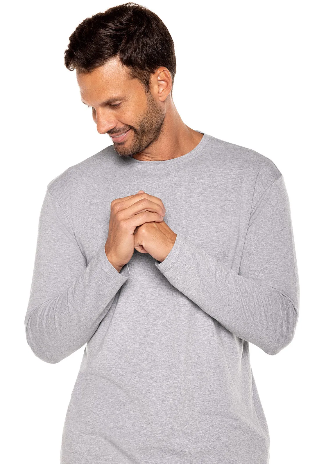 Men's Morada Everyday Long Sleeve T-Shirt | Grey