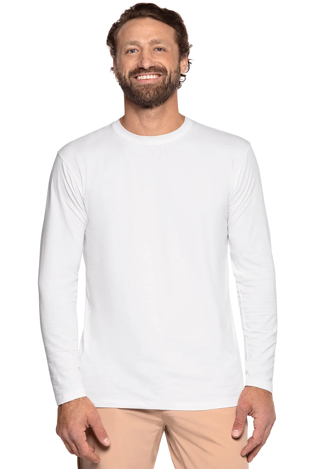 Men's Morada Everyday Long Sleeve T-Shirt | White