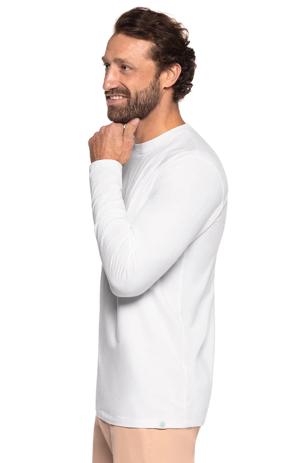 Men's Morada Everyday Long Sleeve T-Shirt | White