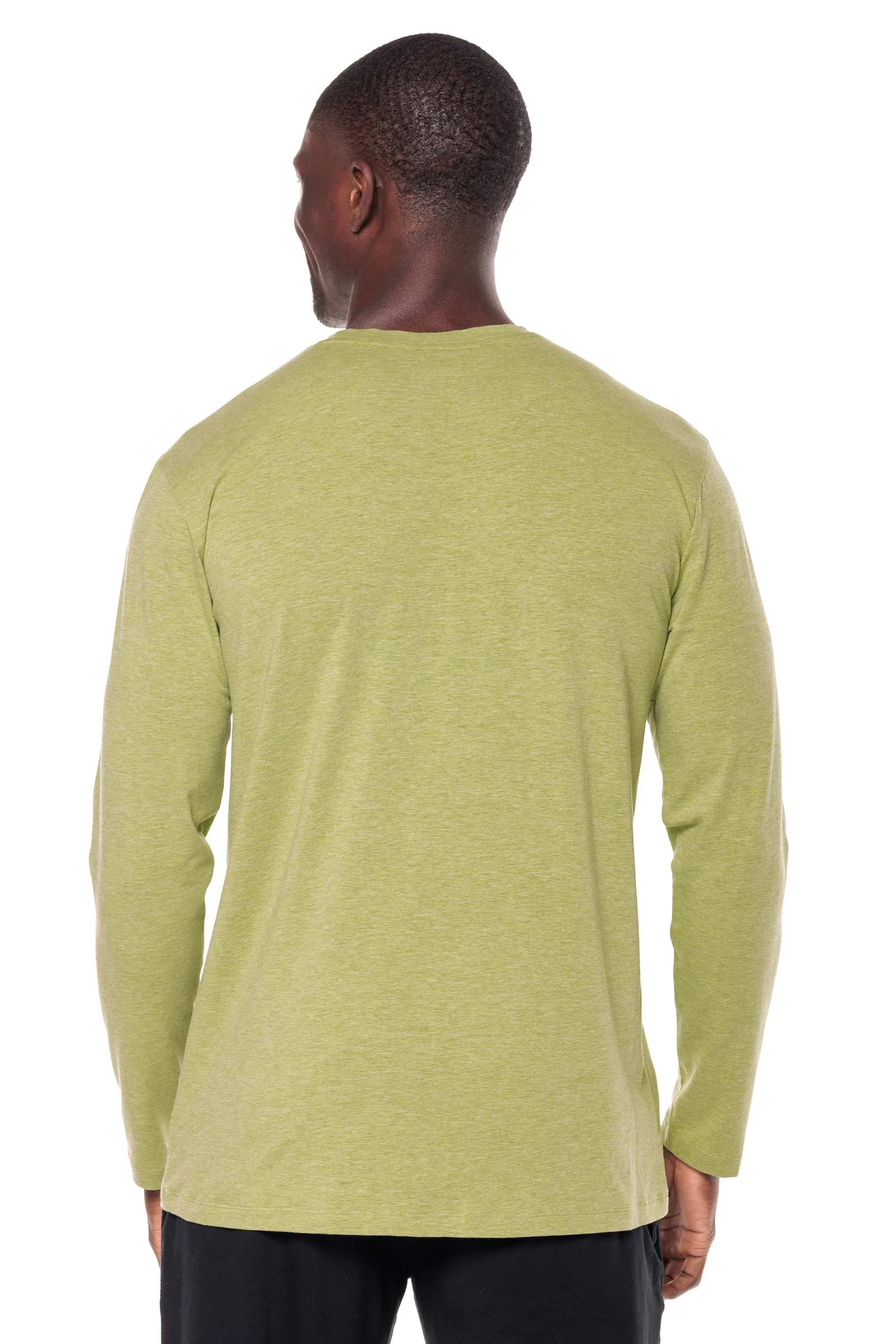 Men's Morada Everyday Long Sleeve T-Shirt | Willow Green Heather