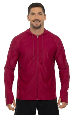 Men's Ocala Swim Hoodie  |  Red Crush