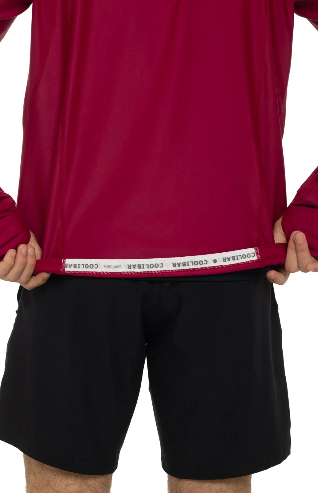 Men's Ocala Swim Hoodie  |  Red Crush