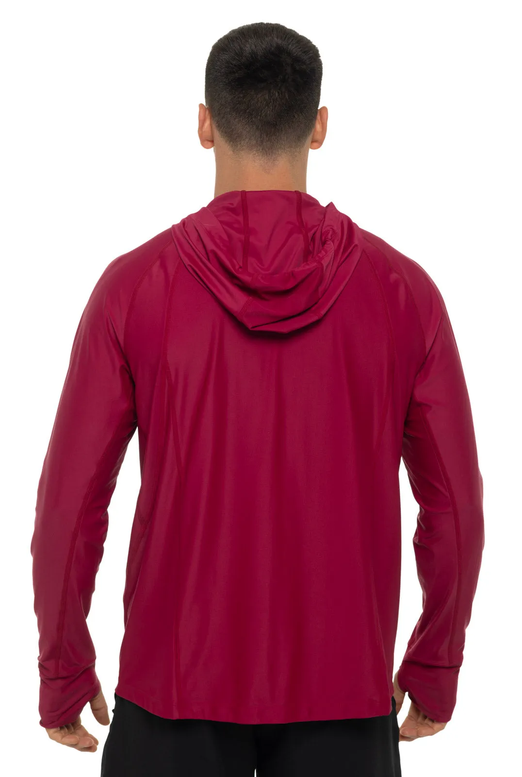 Men's Ocala Swim Hoodie  |  Red Crush