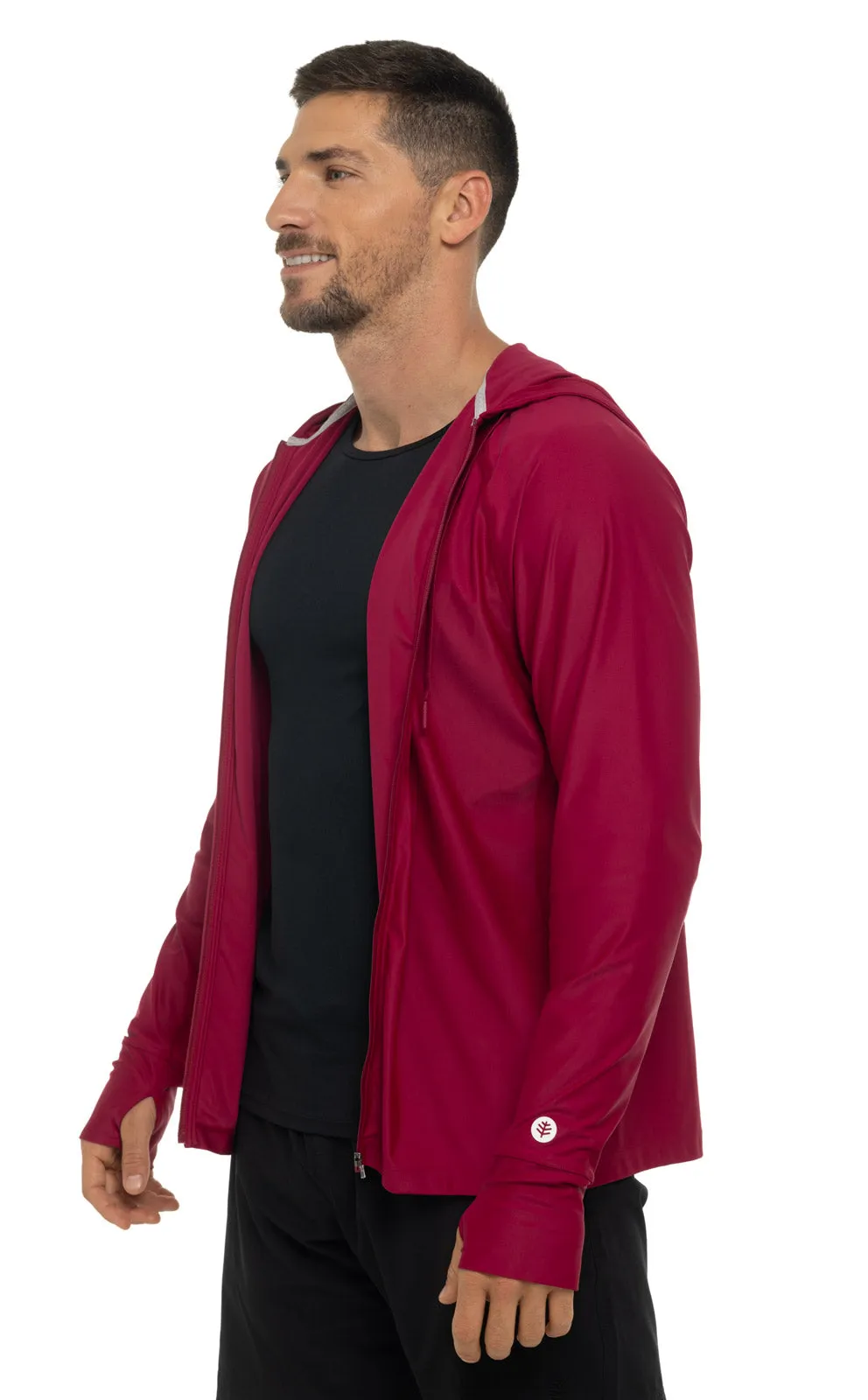 Men's Ocala Swim Hoodie  |  Red Crush