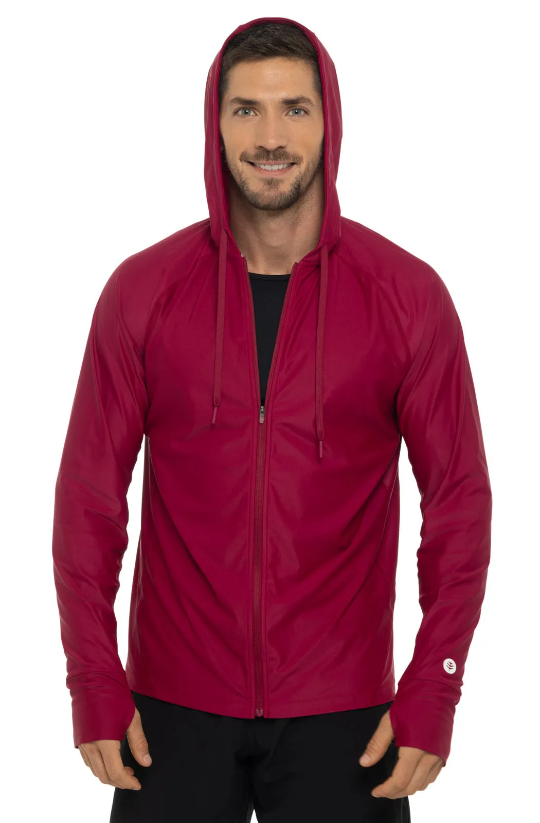 Men's Ocala Swim Hoodie  |  Red Crush