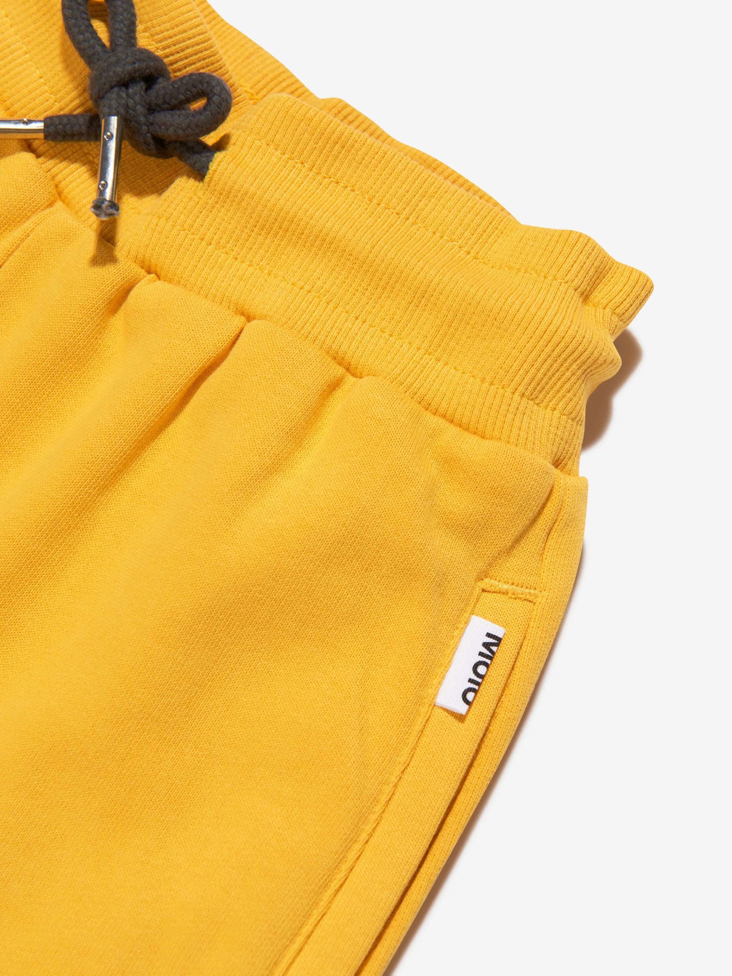 Molo Boys Organic Cotton Alw Shorts In Yellow