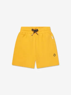 Molo Boys Organic Cotton Alw Shorts In Yellow