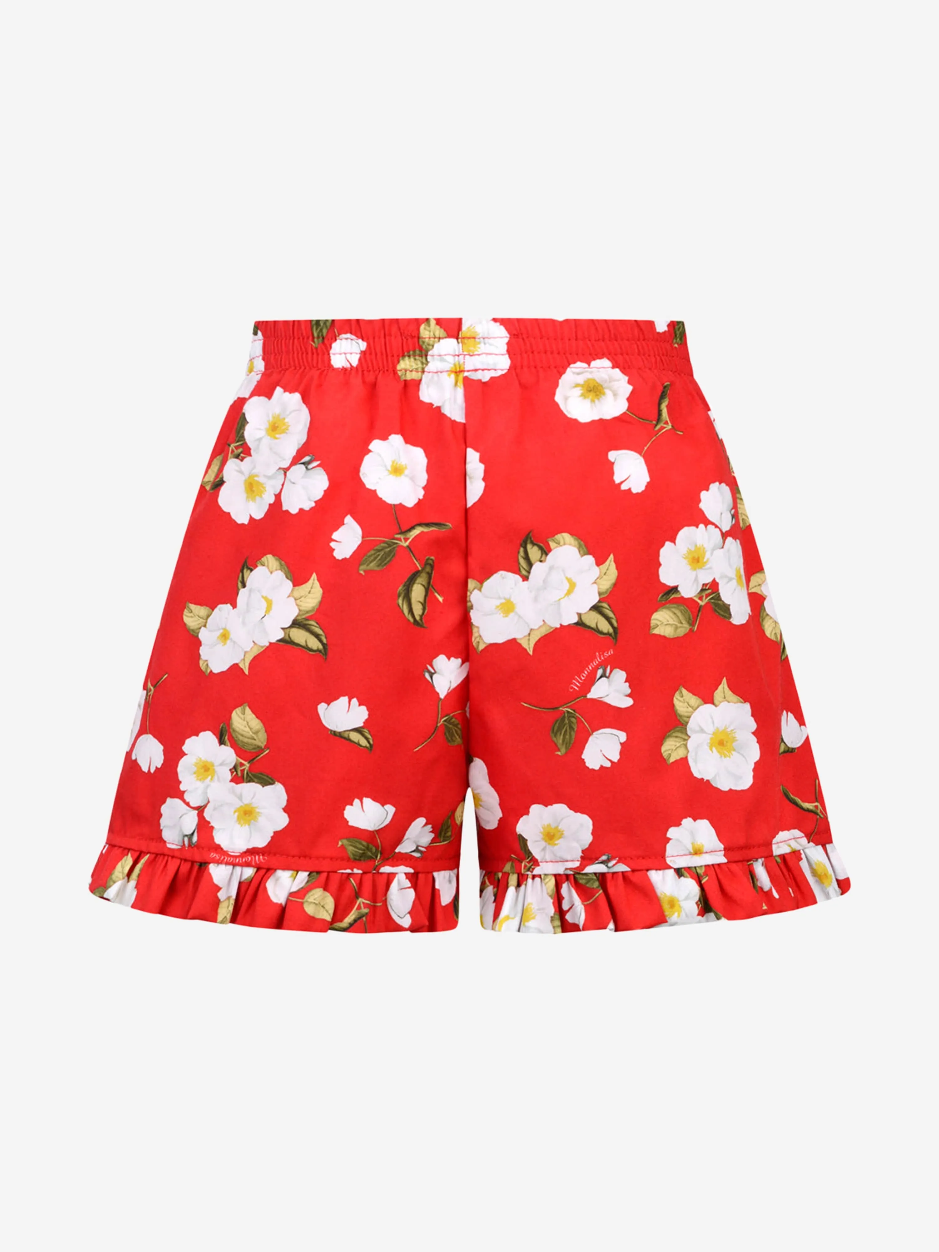 Monnalisa Baby Girls Shorts - Cotton Orchid Shorts