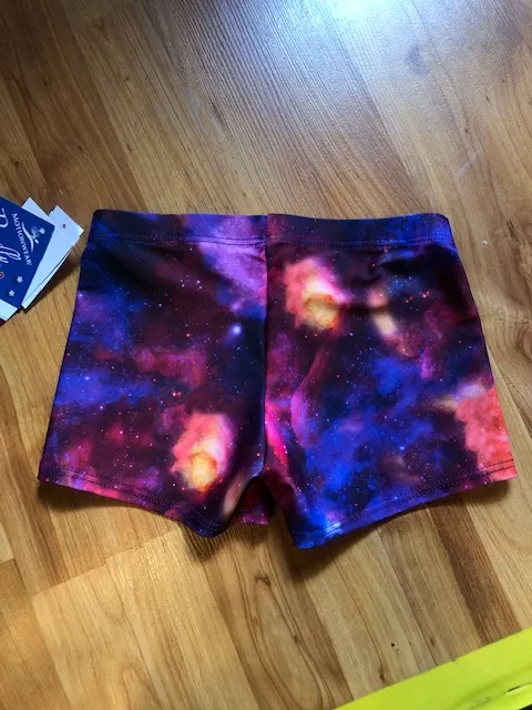 Motionwear Printed Gymnastics Shorts