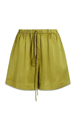 Nicholas Terra Silk-Satin Shorts